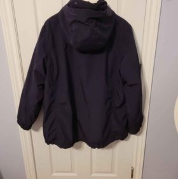 Lands End Navy Winter Coat - Picture 2 of 4